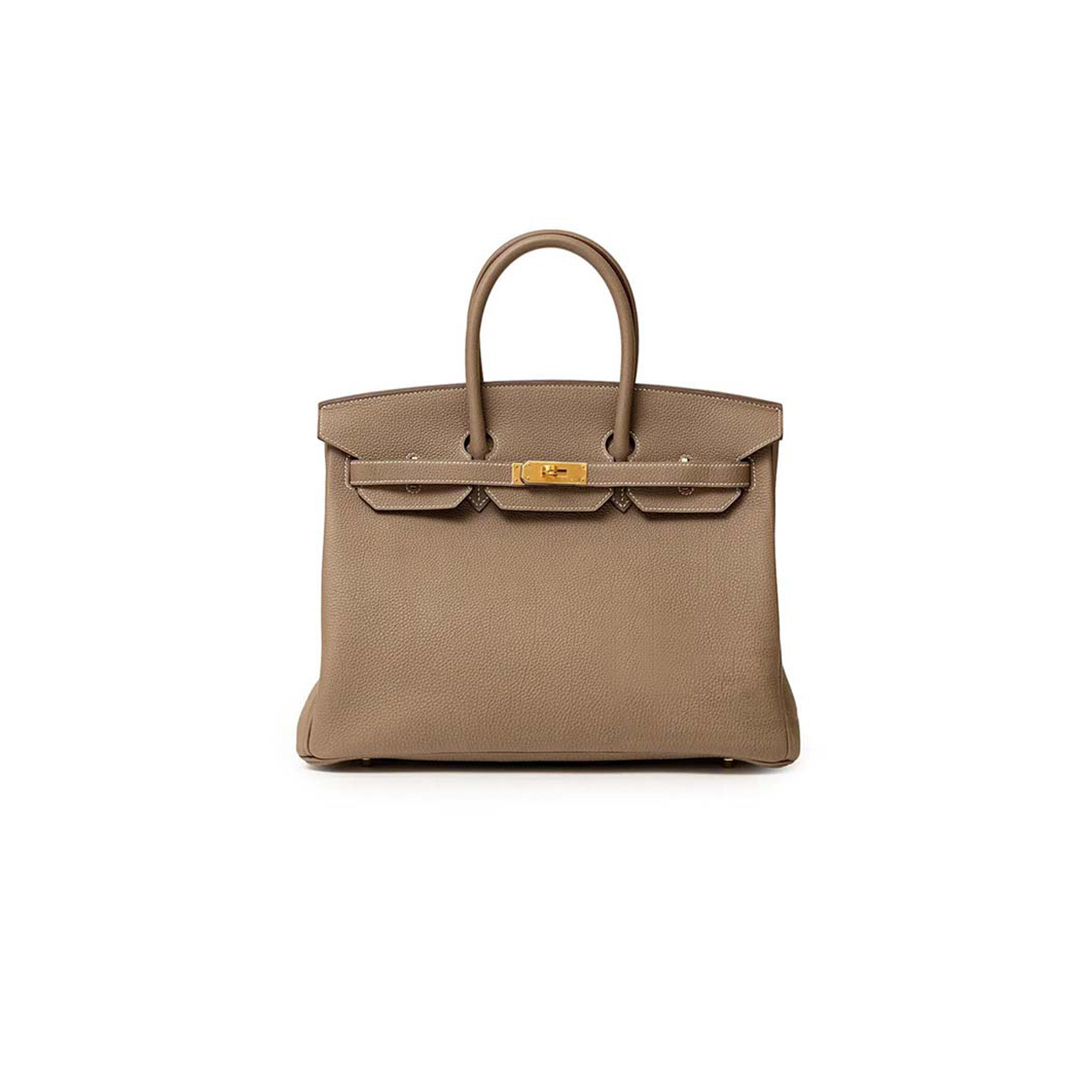 H**mes MASTER BIRKIN 35 ETOUPE TOGO GOLD HARDWARE (35*28*18cm)